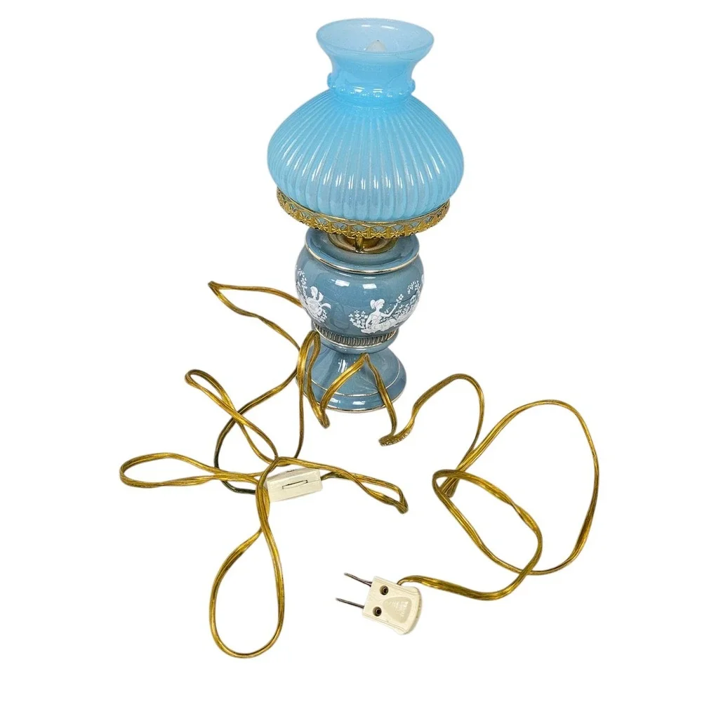 Vintage Murray Feiss Table Lamp 7059 Made in Italy‎ Grecian Couple in Love Scene